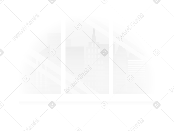 city through the window PNG, SVG