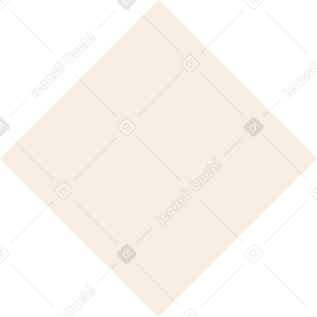 beige rhombus Illustration in PNG, SVG