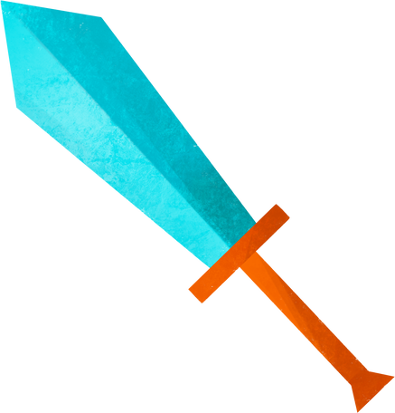 steel sword of warrior Illustration in PNG, SVG