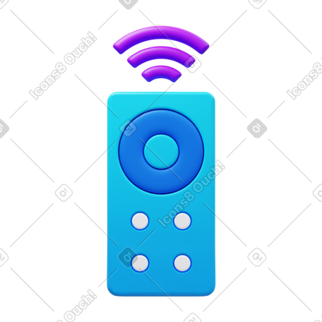 3D remote control PNG, SVG