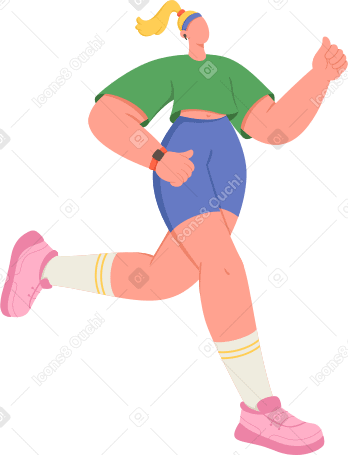 woman athlete PNG, SVG