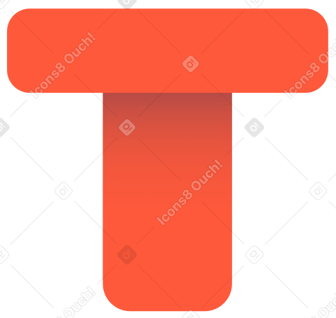 letter t Illustration in PNG, SVG