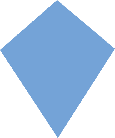 Blue kite в PNG, SVG