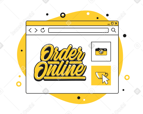 Order online PNG, SVG