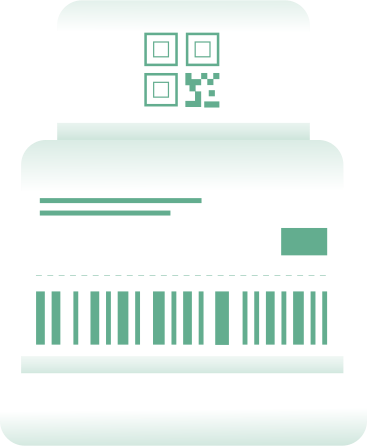 papierscheck mit cr-code PNG, SVG