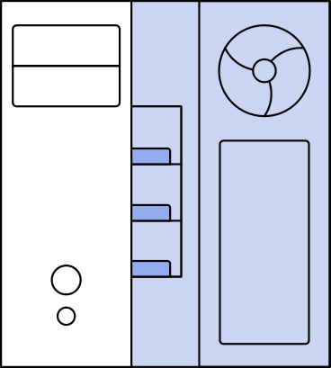 opened system block PNG, SVG