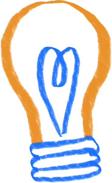 small doodle lightbulb PNG, SVG