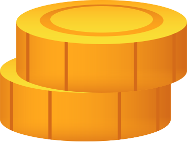 small stack of coins PNG, SVG