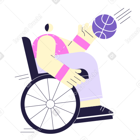 Take the ball! Illustration in PNG, SVG