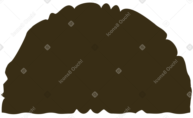 brown semicircle  PNG, SVG
