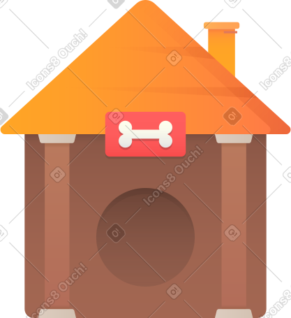 dog house PNG, SVG