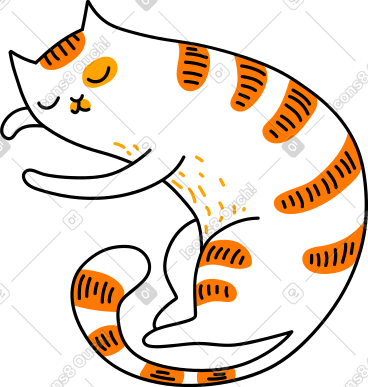 睡猫 PNG, SVG