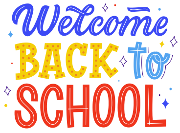 Schriftzug „willkommen zurück in der schule“ mit kritzeltext PNG, SVG