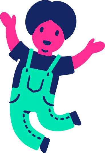 Child jumping PNG, SVG