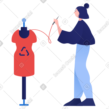 回收旧衣服的女人 PNG, SVG