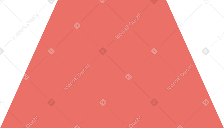 pink antique trapezoid PNG, SVG