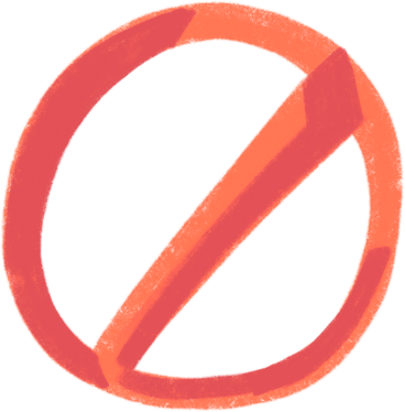 Red sign PNG, SVG