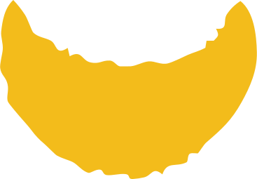 yellow crescent PNG, SVG