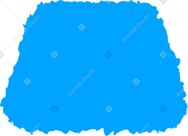 trapeze sky blue Illustration in PNG, SVG