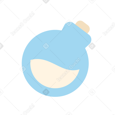 Icona della bottiglia sferica PNG, SVG
