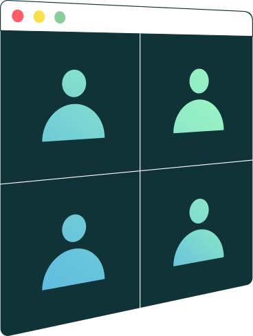 video call window in perspective PNG, SVG