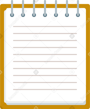 notepad PNG, SVG