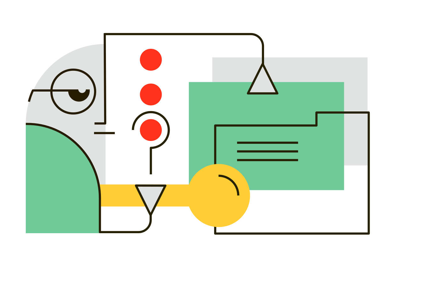 Archive search Illustration in PNG, SVG