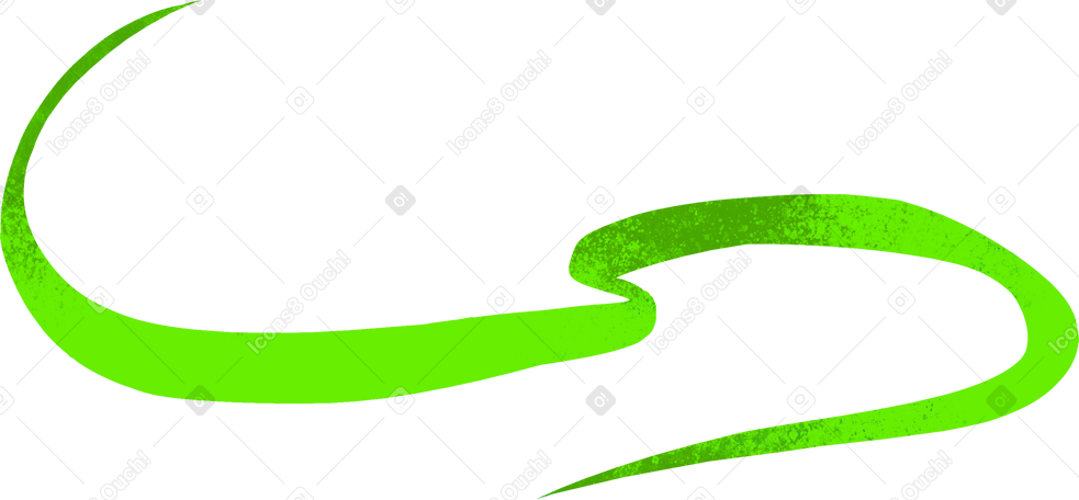 decorative green line Illustration in PNG, SVG