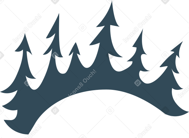 fir-tree Illustration in PNG, SVG