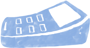 blue card terminal PNG, SVG