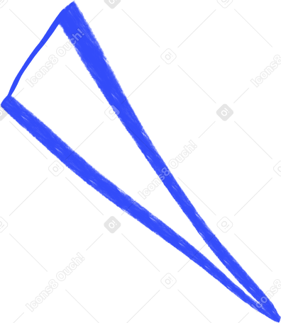 blue triangle в PNG, SVG