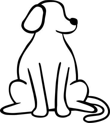 собака в PNG, SVG