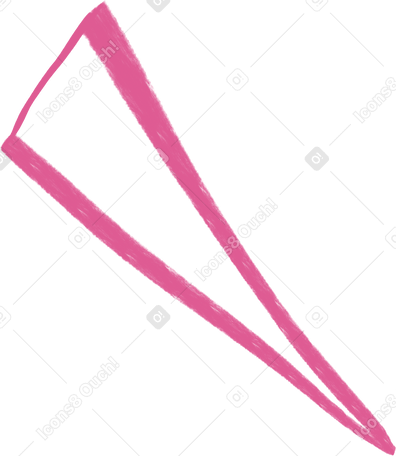 pink  triangle PNG, SVG