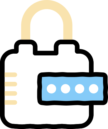 Blocco della password PNG, SVG
