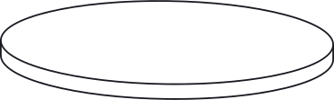 Tavolo rotondo bianco PNG, SVG