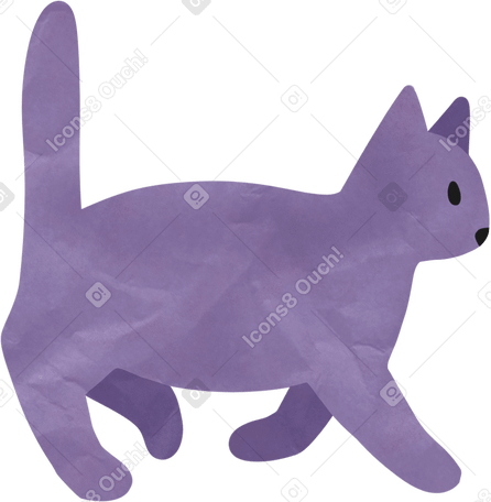 cat Illustration in PNG, SVG