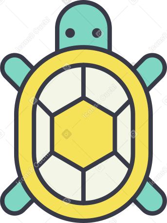 черепаха в PNG, SVG