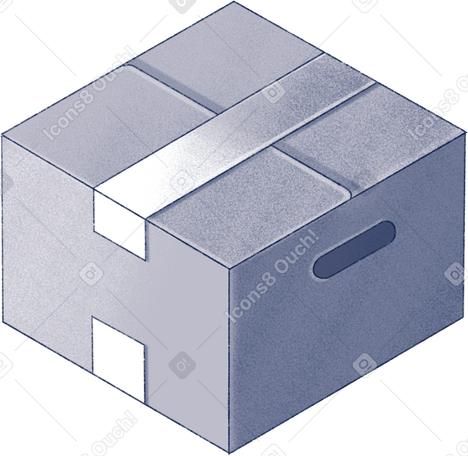 Boîte d'emballage PNG, SVG
