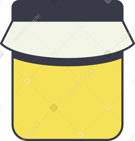honey jar Illustration in PNG, SVG