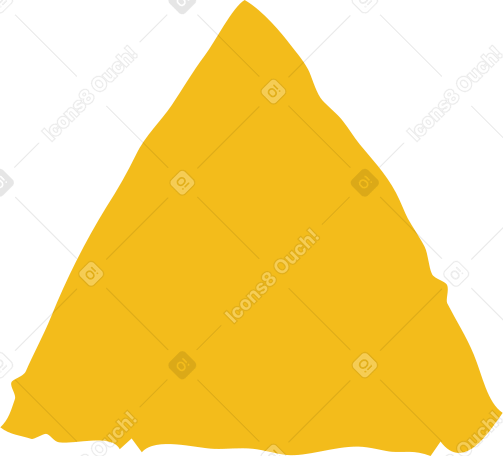 yellow triangle PNG、SVG