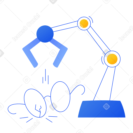 Illustration Bras robotique aux formats PNG, SVG