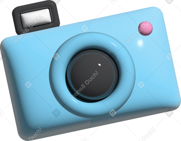 Синяя камера в PNG, SVG