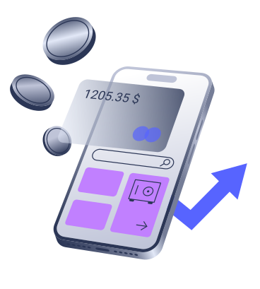 Digital wallet app on smartphone  PNG, SVG