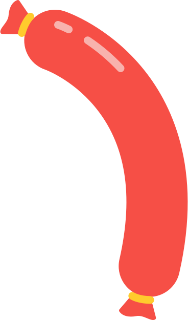 Rote wurst zum grillen PNG, SVG