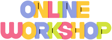 Online-schriftzug-workshop PNG, SVG