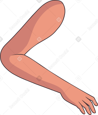 hand of seated woman PNG, SVG