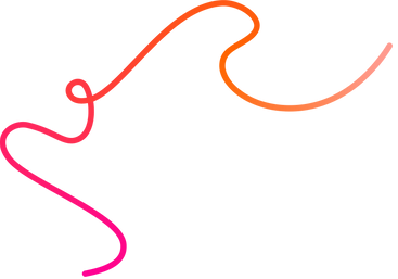 Ligne sinueuse rouge-orange PNG, SVG