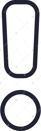 exclamation point Illustration in PNG, SVG