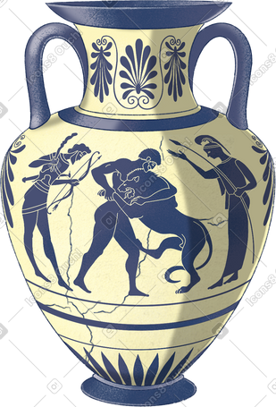 ancient greek vase PNG, SVG