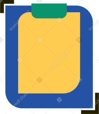 pad with a list PNG, SVG